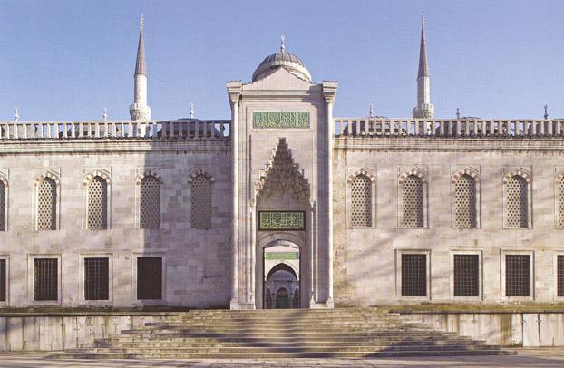 Sultanahmet mosque, the Gate for the inner court, Istanbul